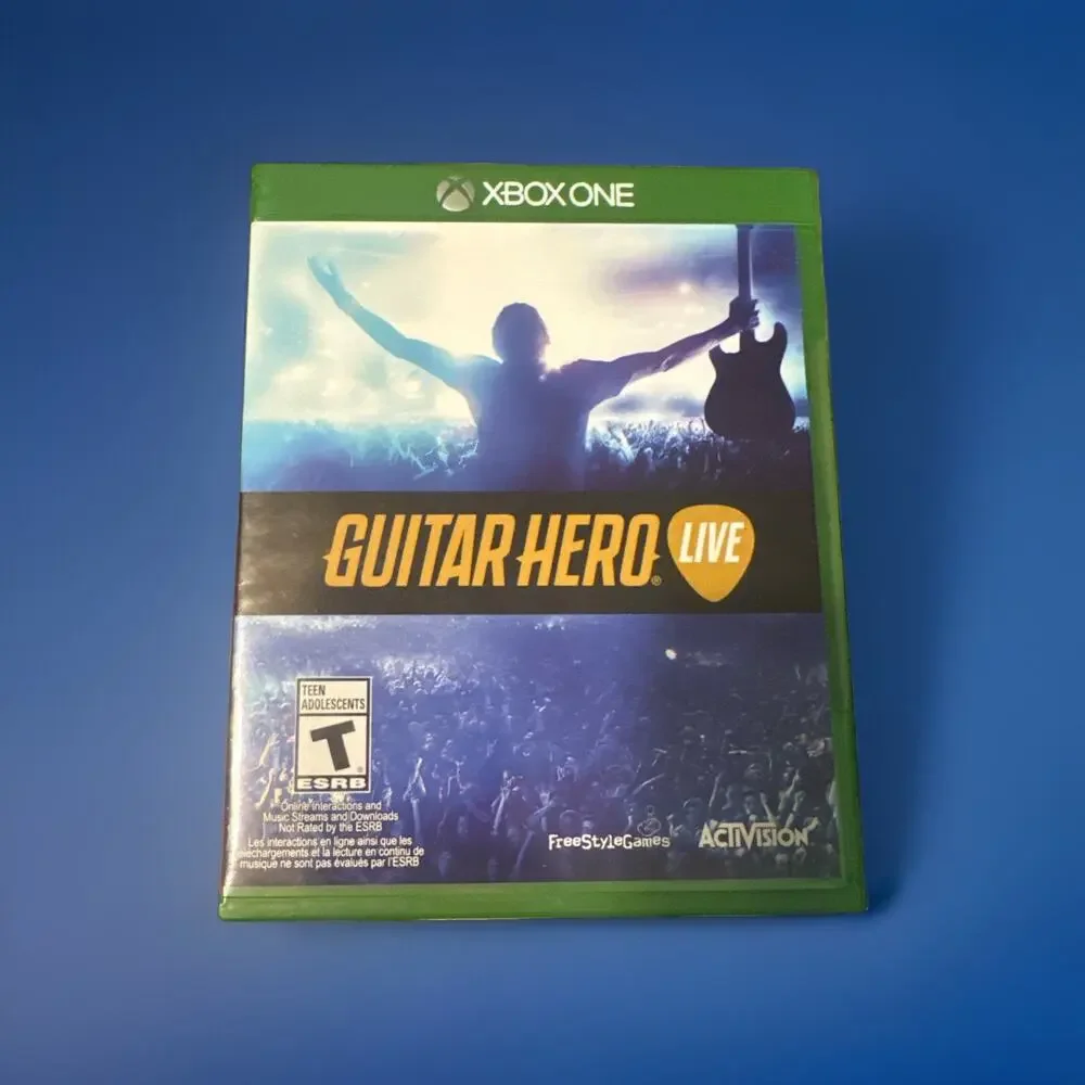 Guitar Hero Live (Microsoft Xbox 360, 2015) GAME ONLY NO INSTRUMENTS